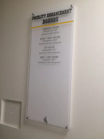 Interior Signs by American Paintbrush Signs & Graphics, Laramie Wyoming