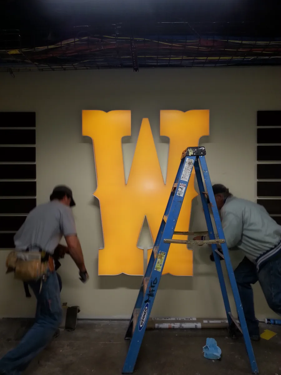 Illuminated channel letter signs by American Paintbrush