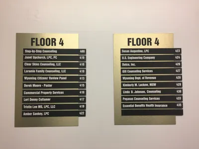 Interior Signs by American Paintbrush Signs & Graphics, Laramie Wyoming