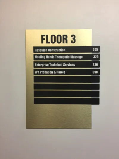 Interior Signs by American Paintbrush Signs & Graphics, Laramie Wyoming